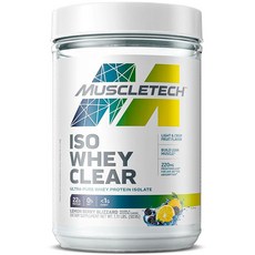 머슬테크 유청 단백질 파우더 | MuscleTech 투명 분리 여성 및 남성용 음료 22g 90칼로리 오렌지 드림시클 0.5kg(1파운드) (19회분), 1개