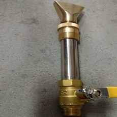 扇形噴頭水槍 不銹鋼桿 綠化養護灌溉, 4分外絲款六分扇形噴頭水槍,均碼