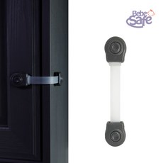 국산 아기 유아 서랍 문 안전 잠금 장치 밴드 1개입(그레이) 베베세이프, 그레이, 1개