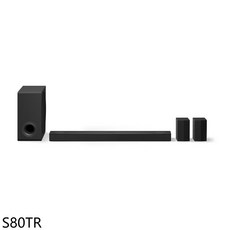 LG S80TR 5.1.3聲霸 Soundbar 音響, 黑色