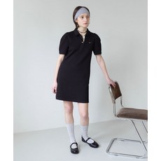 COVERNAT WOMAN 우먼 퍼프 카라 원피스 블랙