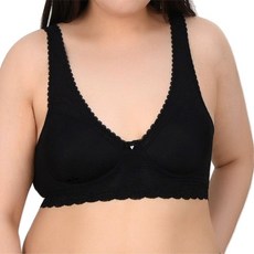 빅사이즈 여성스러운 레이스 파워넷 탑브라