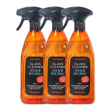 불스원 이지 퀵 유리 크리너, 600ml, 3개