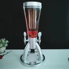 新款5L三頭啤酒塔商用果汁鼎酒柱酒吧酒具夜店大容器扎啤酒炮酒架, 1個