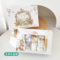 桃園出貨 口水巾 夏季薄款嬰兒三角巾 防水圍兜 嬰兒口水巾紗布毛巾兒童小方巾純棉 口水巾嬰兒全棉360吸水圍嘴非防水新, 【禮盒裝】5條方巾25*25cm, 1個