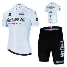바인츠 자전거 사이클 라이딩 복장 반팔 의류 상하의 세트 패드 포함 기능성 져지 Giro d'ltalia
