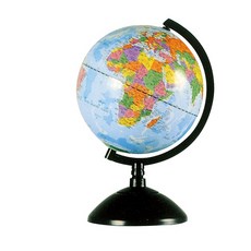 萬事捷 Fucashun MS-108A 八吋地球儀 (塑膠座) ，清晰世界地圖，兒童學習地理知識最佳選擇