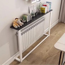 체리블러쉬 쇼파뒤선반 소파선반 소파틈새선반, 이중층 160x20x100 2단 높이 75, 1개, 화이트 프레임 + 블랙 상판