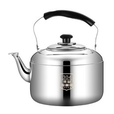 燃氣家用燒水壺 煤氣竈電磁爐通用, 1個, 加厚304款【鳴笛壺】贈百潔布+除垢劑,3升【偏小-約6斤水】半個小熱水瓶容量