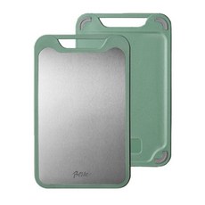 多功能雙面砧板，分類使用，防霉抗菌易清洗，切肉、切菜、研磨多用途, 1個, 綠色(大款), 綠色