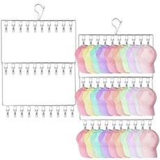 XIEJ 야구 모자용 모자 랙 정리함 2팩 후크 20개 카우보이 선 넓은 챙 모자 버킷 겨울 비니 행거 스테인리스 스틸 양말 건조대 공간 절약형 옷장 모자 정리함, 색상-1