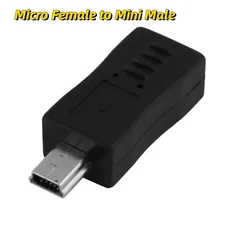 마이크로 USB 암-미니 수 어댑터 충전기 변환기 V8 휴대폰 안드로이드 MP3 용, 02 B