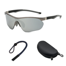 리스펙 초경량 25g 트레일 러닝 선글라스, 1개, 그레이-그레이