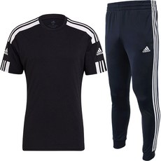 아디다스 반팔티 트레이닝 바지 기능성 반팔 티셔츠 운동복 세트 남여공용 트레이닝복 + SHP 마스크