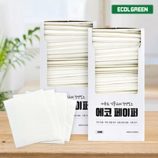 에코그린피 빨아쓰는 키친타올 천연펄프 미트페이퍼 보급형 대용량 참치 해동지 각티슈형 습지 멀티 행주, 200개입, 1개
