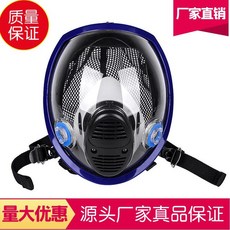 防塵面罩 頭網式防毒面罩 雙濾口 FM-202B 自吸過濾式防毒面具 供應批發防霧高清 工業防塵 勞保防護面罩, 1個, 202面具