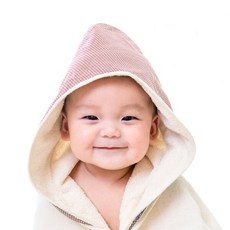 Nizio 小蘑菇原棉紗成長浴巾 (6款) 招福領巾方巾組 【送提袋】, 1個, 粉紅點點,黃小鷹