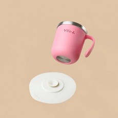 桃園小太陽 VIIDA Soufflé 抗菌不鏽鋼杯 不鏽鋼杯 單耳杯 水杯 喝水杯, CHUBBY防滑矽膠吸盤, 1個