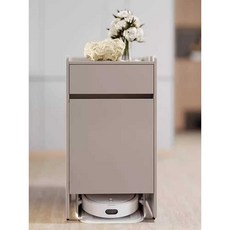 로봇청소기장 틈새장 보관함 수납장 정리함 캐비닛 청소기 협탁 청소기장 화이트, 1개