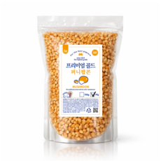 퍼니 프리미엄 골드 팝콘 옥수수 1kg Non-GMO, 1개, 머쉬룸