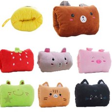 트윈스몰 (1+1)꿀맛같은 낮잠이 필요할 때 캐릭터 낮잠베개 베개, 1개, 브라운타이거