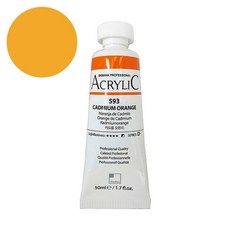즐거운날 아크릴물감 50ml 515 퍼머넌트옐로우딥 아크릴그림물감