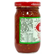 金園 蒜蓉辣椒醬 拌麵炒菜佐餐, 230g, 1個