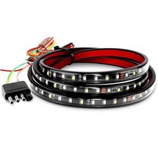 트럭 테일게이트 스트립 라이트 트리플 기능 후진 브레이크 방향 지시등 픽업 닷지용, 1개