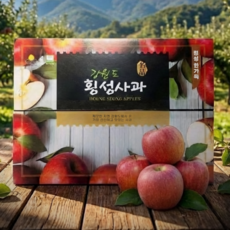 아삭한 강원도 횡성 고랭지 햇사과 부사 사과, 5kg (소과 22과내외), 1박스