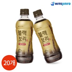 하이트진로 블랙보리PET, 340ml, 20개