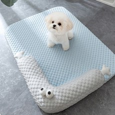 반려동물 여름 냉감 쿨매트 강아지 고양이 사각 쿨방석 쿨쿠션 50X60, 단품, 1개