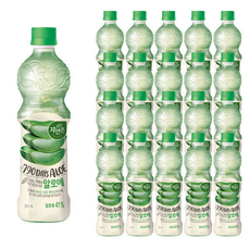 웅진 자연은 알로에 과즙 음료수 20pet 알로에주스, 500ml, 1개