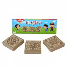 전통 민속놀이 무늬 비석치기 3종 세트 색칠가능, 5개