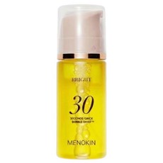【官方授權】MENOKIN 30秒免沖洗泡泡面膜 1罐, 1組, 水潤透亮-BRIGHT黃