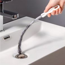 행복드림 배수구 하수구 청소솔 세척솔 세면대 배관 머리카락제거, 5개