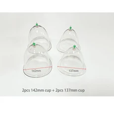 대형 가슴 확대 펌프 리프팅 흡입 컵 탄력 바디 마사지 액세서리 기기 부항, 04 142mm 137mm cup