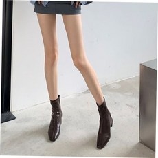 앵클 5FWY 부츠 스퀘어토 부츠앵클부츠부티 모던한 미들힐