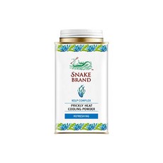 泰國 SNAKE BRAND 蛇牌爽身粉 痱子粉 涼感 爽身粉 蛇牌 降溫, 1個, 海洋清新-中, 140g