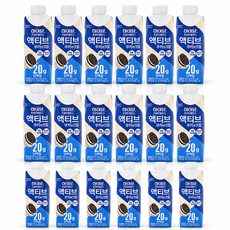 하이뮨 프로틴 밸런스 액티브 쿠키앤크림, 250ml, 18개