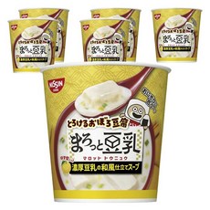 NISSIN 日清 嫩豆腐柚香豆乳沖泡杯湯, 6個, 17g