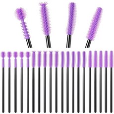 가능한 재봉 재봉틀 실리콘 기계 브러시 강모 내부 재사용 20 개 청소, 1개, Black/ Purple
