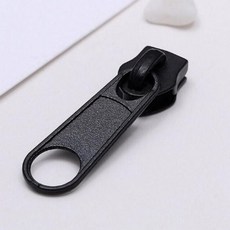 지퍼 슬라이더 가죽공예부자재 수선용 지퍼부자재, 1개, 블랙 054200DC