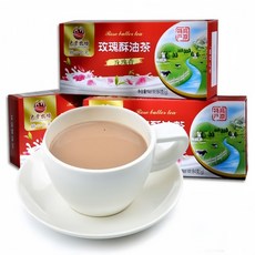 大營牧場 玫瑰酥油茶 雲南特產速溶奶茶 傳統藏式奶茶 84克/盒 禮盒裝【台灣出貨 新品秒殺】, 1個, 大營牧場玫瑰酥油茶1盒, 84g, 6個裝