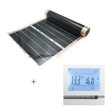 50cm 너비 1m2 240W/m2 온도 조절 장치 탄소 필름 히터가 있는 난방 적외선 바닥 플림, 01, 01 50 센치메터, 05 MK71-GB