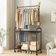 Zuge 튼튼한 이동식 행거, 블랙B