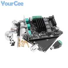 XY-T100H Ble 5.0 파워 오디오 앰프 보드 홈 시어터 스테레오 고음 및 ADJ + TPA3116D2, 02 XY-T100H