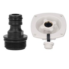 시폰에이드 담수 주입구 입구 스톱 밸브 RV 시티 물 입구 압력 조절 내장(미정), 1개