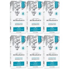 무가당 마카다미아 밀크, 946ml, 6개