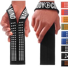 WARM BODY COLD MIND WBCM 拉力帶，加厚耐磨，輔助背部訓練，提升抓握力, WBCM 黑白, 1個