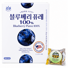 굿픽샵 코스트코 블루베리 퓨레 100% 미국산 NFC 착즙 스틱 20g 0포 800g 무첨가 과일퓨레+유럽수입사탕증정, 1개